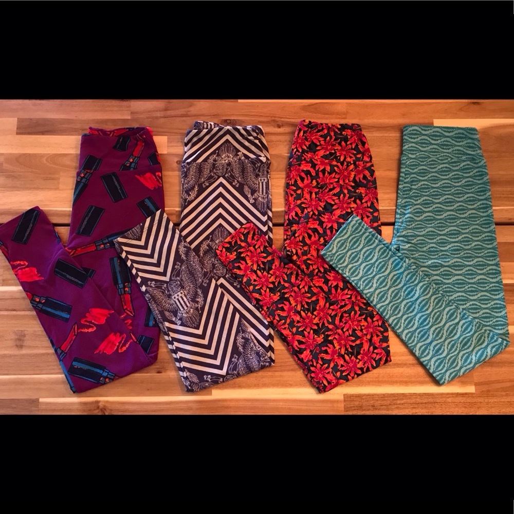 LULAROE LEGGINGS (WOMENS OS) qty4